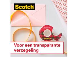 Plakband Scotch Crystal 600 19mmx33m transparant