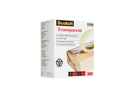 Plakband Scotch 550 19mmx66m transparant