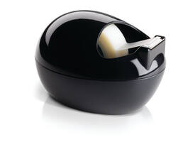 Plakbandhouder Scotch by Karim Rashid zwart + 1 rol magic tape 19mmx7.5m