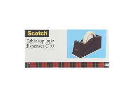 Plakbandhouder Scotch C10  rol tot 66m verzwaard zwart