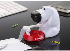 Plakbandhouder Scotch C31 hond + 1rol 19mmx7.5m