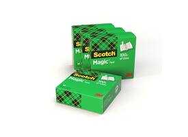Plakband Scotch Magic 810 19mmx33m onzichtbaar transparant  4 rollen