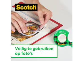 Plakband Scotch Magic 810 19mmx33m onzichtbaar transparant  4 rollen