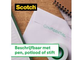 Plakband Scotch Magic 810 19mmx33m onzichtbaar mat 20+4 gratis