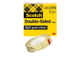 Plakband Scotch 665 12mmx22.8m dubbelzijdig