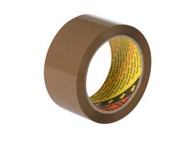 Verpakkingstape Scotch 371 50mmx66m bruin PP 6 rollen