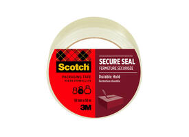 Verpakkingstape Scotch Secure Seal 50mmx50m transparant