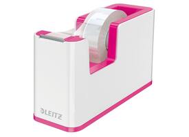 Plakbandhouder Leitz WOW wit/roze
