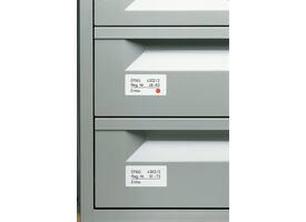 Etiket HERMA 10608 19x27mm verwijderbaar wit 720 stuks