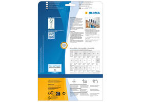 Etiket HERMA Power 10911 210x297mm wit 25 stuks