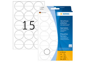 Etiket HERMA 2279 32mm transparant 240 stuks