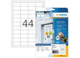 Etiket HERMA 4572 48.3x25.4mm folie wit 880 stuks