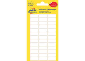 Etiket Avery 3073 20x8mm wit 234 stuks