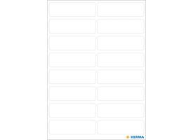 Etiket HERMA 3739 13x40mm wit 112 stuks