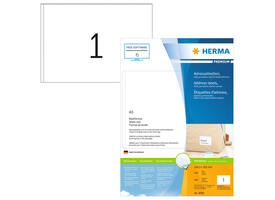 Etiket HERMA 8690 148.5x205mm premium wit 400 stuks