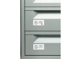 Etiket HERMA 10605 13x40mm verwijderbaar wit 672 stuks