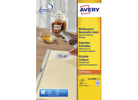 Etiket Avery L4732REV-25 35.6x16.9mm wit 2000 stuks