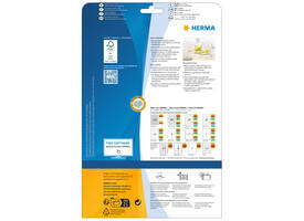 Etiket HERMA 5145 99.1x67.7mm fluor oranje 160 stuks