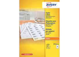 Etiket Avery DP246-100 70x36mm wit 2400 stuks