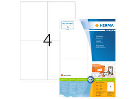Etiket HERMA 4627 105x148mm A6 premium wit 800 stuks