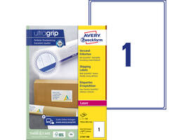 Etiket Avery L7167-100 199.6x289.1mm wit 100 stuks