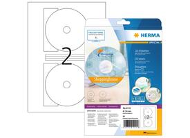 Etiket HERMA 5115 CD 116mm wit 50  stuks