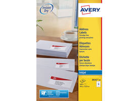 Etiket Avery J8162-40 99.1x33.9mm wit 640 stuks
