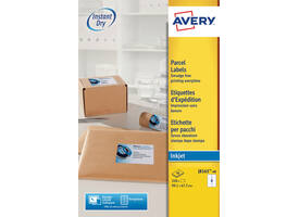 Etiket Avery J8165-40 99.1x67.7mm wit 320 stuks
