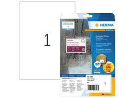 Etiket HERMA 4698 210x297mm weerbestendig wit 25 stuks