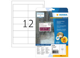Etiket HERMA 4692 97x42.3mm weerbestendig wit 300 stuks