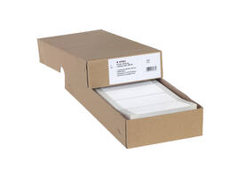 Etiket HERMA 8163 101.6x48.4mm 1-baans wit 2000 stuks