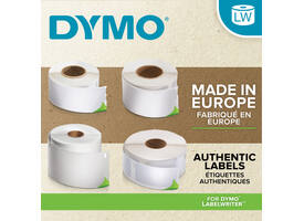 Etiket Dymo LabelWriter multifunctioneel 32x57mm 12 rollen á 1000 stuks wit