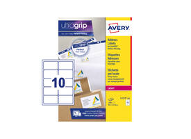 Etiket Avery L7173-250 99.1x57mm wit 2500 stuks