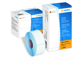 Frankeeretiket HERMA 4329 dubbel 163x45mm 500 stuks