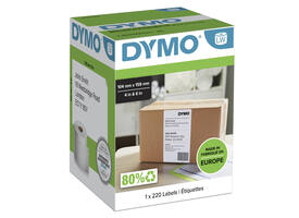 Etiket Dymo LabelWriter 5XL verzendlabel 104x159mm 1 rol á 220 stuks wit