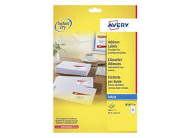 Etiket Avery J8162-10 99.1x33.9mm wit 160 stuks