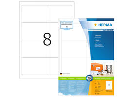 Etiket HERMA 4624 97x67.7mm premium wit 1600 stuks