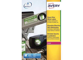 Etiket Avery L7060-20 63.5x38.1mm polyester wit 420 stuks