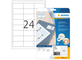 Etiket HERMA 4820 66x33.8mm wit 600 stuks