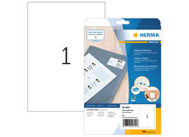 Etiket HERMA 4824 210x297mm wit 25 stuks
