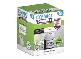 Etiket Dymo LabelWriter industrieel 104x159mm 1 rol á 200 stuks wit