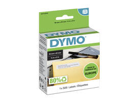 Etiket Dymo LabelWriter multifunctioneel 19x51mm 1 rol á 500 stuks wit