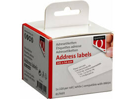 Labeletiket Quantore 99014 54x101mm adres wit