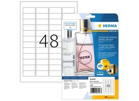 Etiket HERMA 8016 45.7x21.2mm transparant 1200 stuks