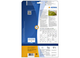 Etiket HERMA 8016 45.7x21.2mm transparant 1200 stuks