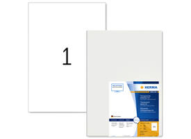 Etiket HERMA 8694 A3 297x420mm transparant 50 stuks