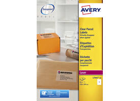 Etiket Avery L7567-25 210x297mm transparant 25 stuks