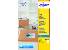 Etiket Avery J8167-25 199.6x289.1mm wit 25 stuks