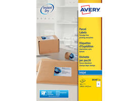 Etiket Avery J8168-25 199.6x143.5mm wit 50 stuks