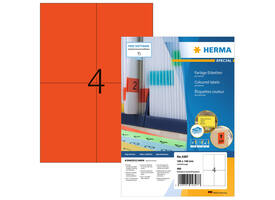 Etiket HERMA 4397 105x148mm A6 rood 400 stuks